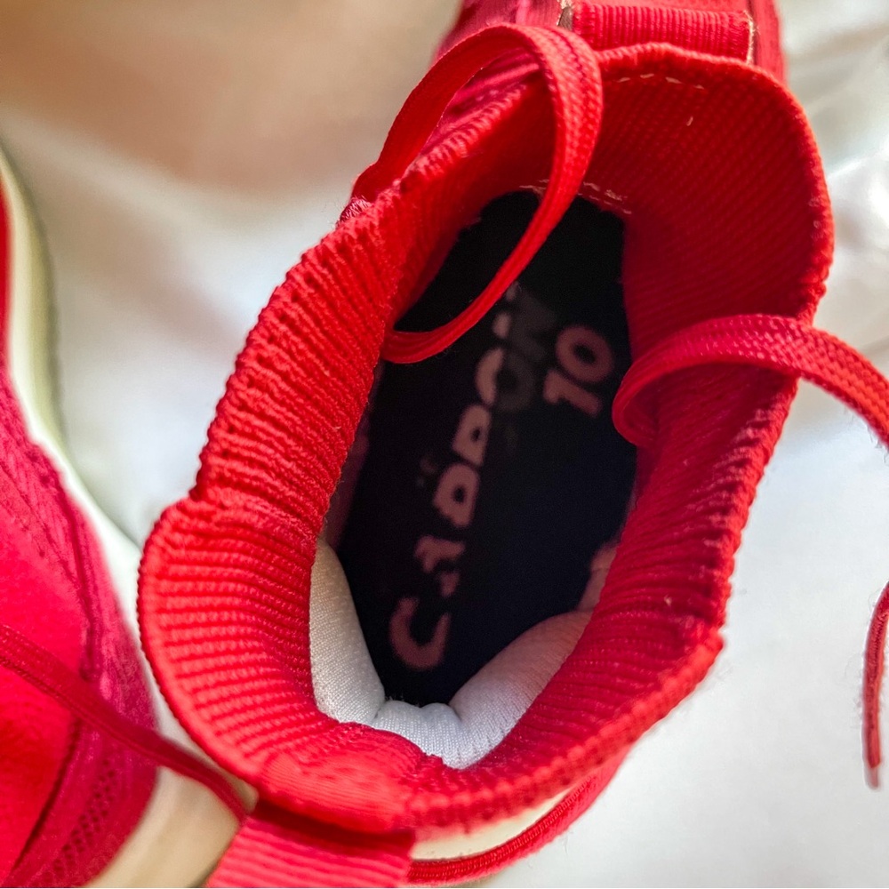 APL‎ Concept X Sneaker Red High Top Women's 7 Basketball Spring Tech Streetwear - Picture 12 of 13